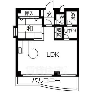 ラヴィアンムロガ【4階】の間取り