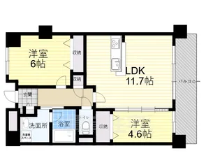 ブライトロード西宮【2階】の間取り
