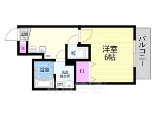 ジーメゾン十条ウエスト【2階】の間取り