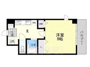 エストゥディオ甲子園口【3階】の間取り