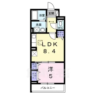 神崎町アパート【1階】の間取り