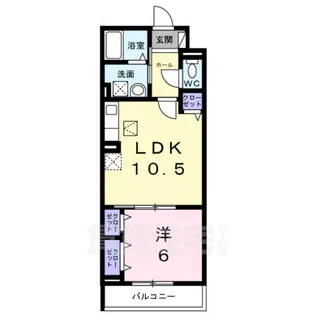 神崎町アパート【1階】の間取り