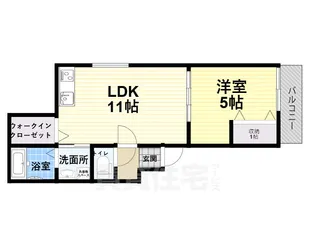 フジパレス尼崎西立花【3階】の間取り