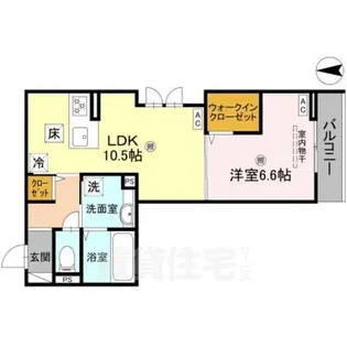 そらみつ大和八木【1階】の間取り