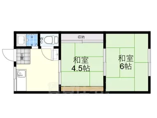 大喜多マンション【2階】の間取り