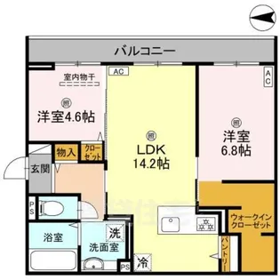 そらみつ大和八木【2階】の間取り