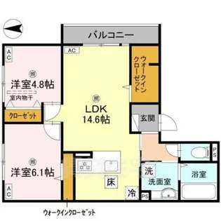 そらみつ大和八木【2階】の間取り
