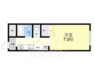 ルフロン甲子園【1階】の間取り