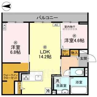 そらみつ大和八木【3階】の間取り