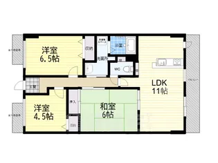 フォルテ夙川【3階】の間取り