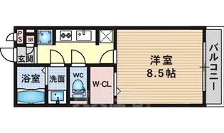 エトワール・シャトレ2【2階】の間取り