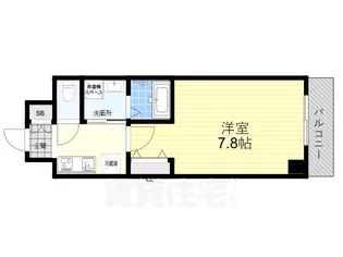 ハックスビエント甲子園口【4階】の間取り