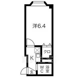 スクエアフォー【3階】の間取り