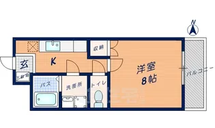 ハイツ中村【2階】の間取り
