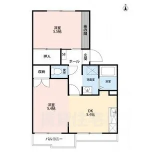 パールハイム【2階】の間取り