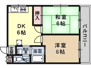 第2メゾン・イハタ【2階】の間取り