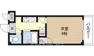 キャナル新北野【2階】の間取り