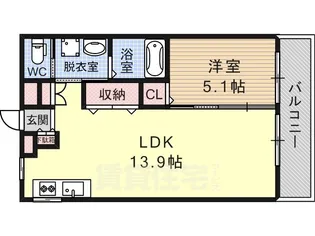 ローズラインハーレ【3階】の間取り