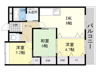 サンリットステージ出戸【703号室】の間取り