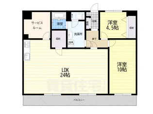マンションサルナート【6階】の間取り