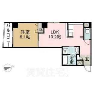 K・ドミール【4階】の間取り