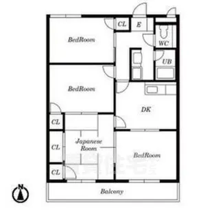 タウンハウス川名【1階】の間取り