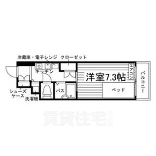 The QOL(ザ コル)【6階】の間取り