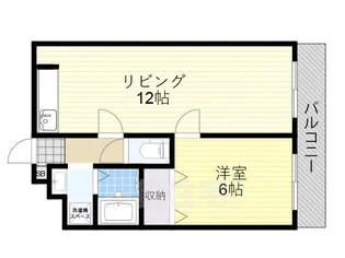 第2グランドコーポラス新大阪【2階】の間取り