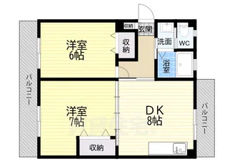 サンハイツ上村【3階】の間取り