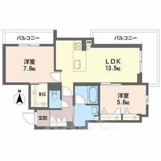 シャーメゾン 香芝 ワイケイ【3階】の間取り