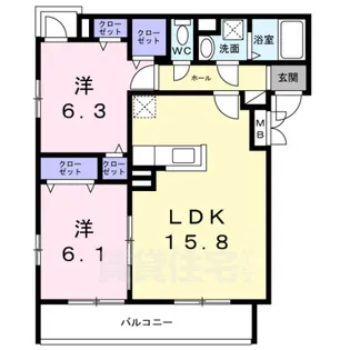 フォルトゥーナ【3階】の間取り