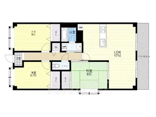 OTOGIKU【3階】の間取り