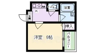 ライフステージ難波【2階】の間取り