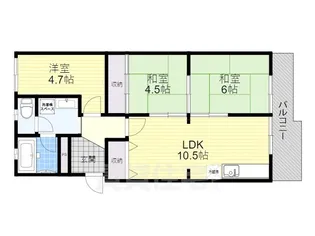 ヴィラコンフォート【301号室】の間取り