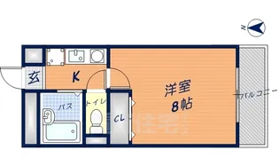 ディアーレコトブキB【1階】の間取り