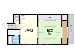 アクティ金田【1階】の間取り