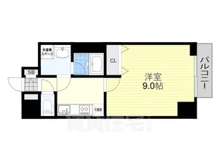 CITY SPIRE浜大津駅前【8階】の間取り