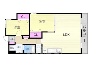コート塚本【7階】の間取り