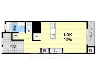 マンション大谷【6階】の間取り