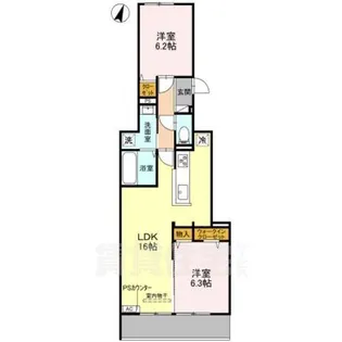STグランツ【3階】の間取り