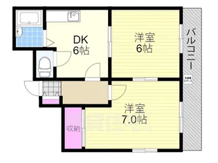 ブールバール塚本2【7階】の間取り
