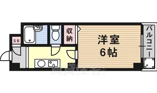ベルテ十三【3階】の間取り