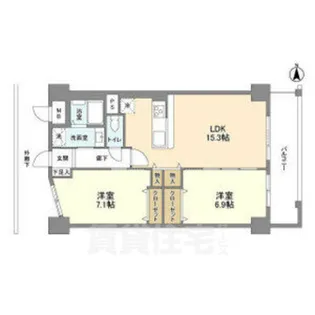 インプルーブ金山【8階】の間取り