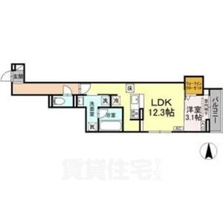 Urbana【1階】の間取り