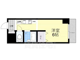 ハイツ北口【2階】の間取り