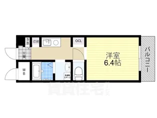 ロジュマンヴェールB棟【602号室】の間取り