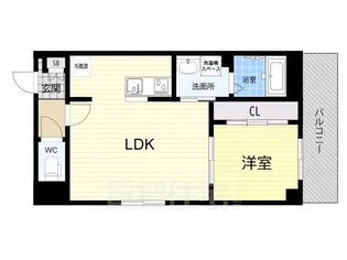 サンシエ神戸元町【3階】の間取り