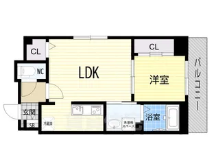 サンシエ神戸元町【4階】の間取り