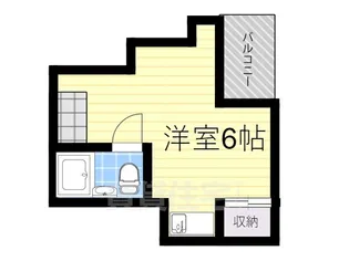 山田ビル【6階】の間取り