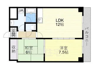 エムテック八尾【2階】の間取り